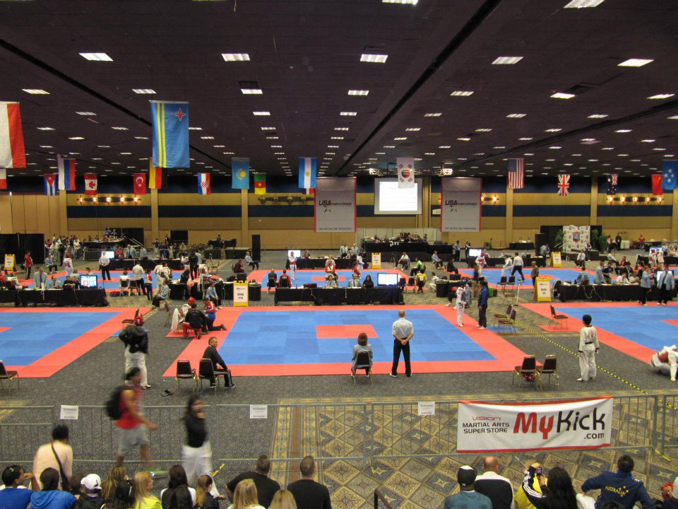 The Arena for the US Open in Las Vegas 2012