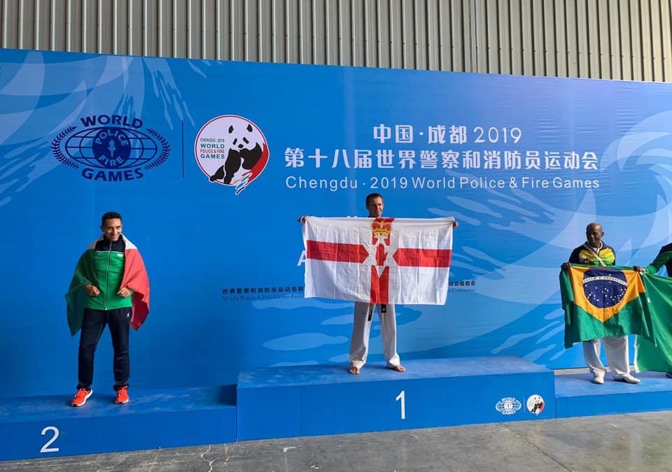 Gold for Master Stewart at the World Police & Fire Games in China